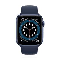 Apple WATCH Series 6 40mm GPS Aluminiumgehäuse Blau Sportarmband Dunkelmarine