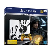 Sony  PlayStation 4 Pro 1TB Death Stranding Limited Edition Weiß Schwarz 