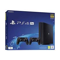 Sony PlayStation 4 Pro 1TB jet black mit 2 Controllern