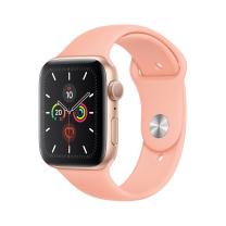 Apple WATCH Series 5 44mm GPS Aluminiumgehäuse Gold Sportarmband Sandrosa