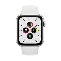 Apple WATCH SE 40mm GPS+Cellular Aluminiumgehäuse Silber Sportarmband Weiß