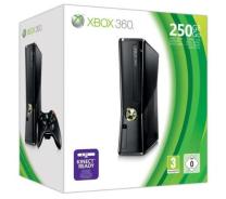 Microsoft Xbox 360 Slim 250 GB mattschwarz