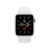 Apple WATCH Series 5 40mm GPS+Cellular Aluminiumgehäuse Silber Sportarmband Weiß