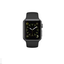 Apple WATCH Sport 1. Generation 38mm spacegraues Aluminiumgehäuse schwarzes Sportarmband