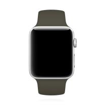 Apple WATCH Sport 1. Generation 38mm spacegraues Aluminiumgehäuse dunkelolives Sportarmband