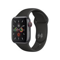 Apple WATCH Series 5 40mm GPS+Cellular Aluminiumgehäuse Space Grau Sportarmband Schwarz