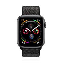 Apple WATCH Series 4 40mm GPS+Cellular Aluminiumgehäuse Space Grau Sport Loop Schwarz